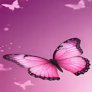 cute pink butterfly wallpaper