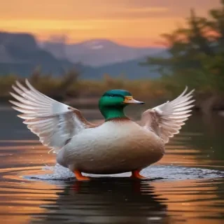 duck background