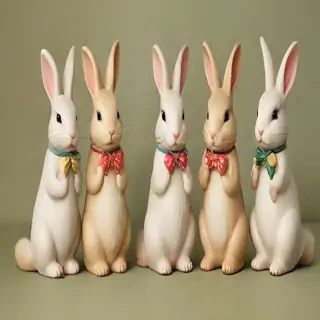 vintage bunnies