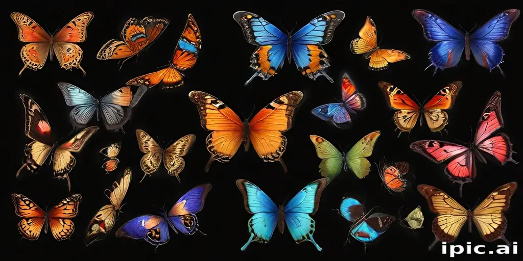 butterflies png transparent
