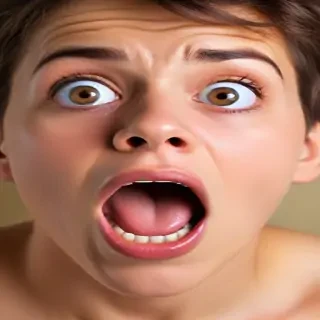 shocked face png