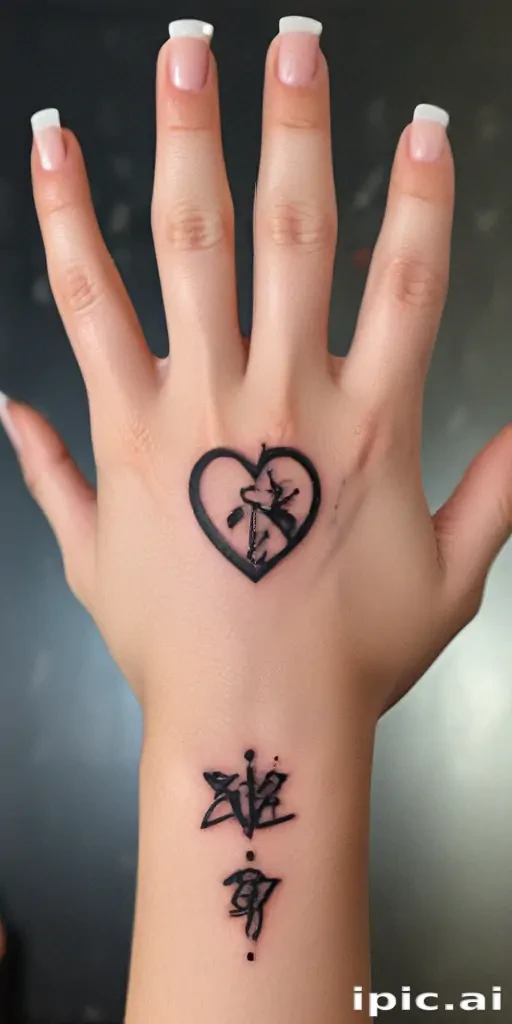 i love you sign language tattoo