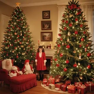 old fashioned christmas pictures