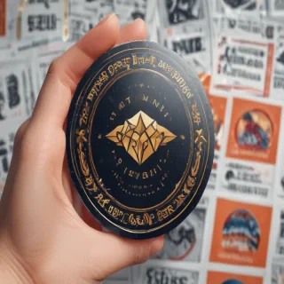 sticker mockup