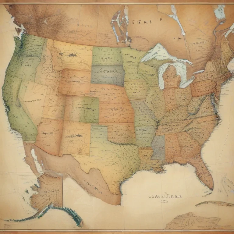 map of the us states