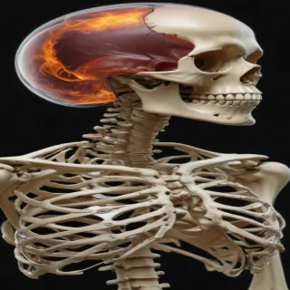 skeleton transparent background