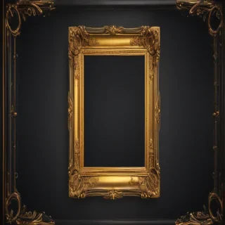 picture frame transparent