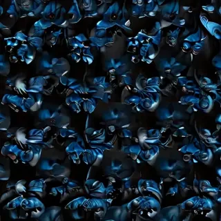 black background with blue