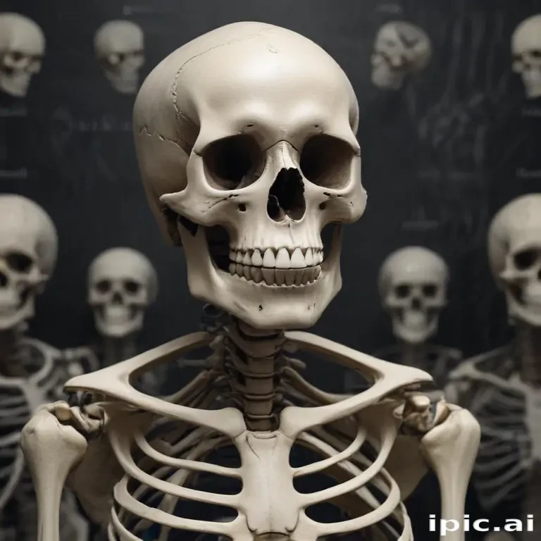 skeleton background