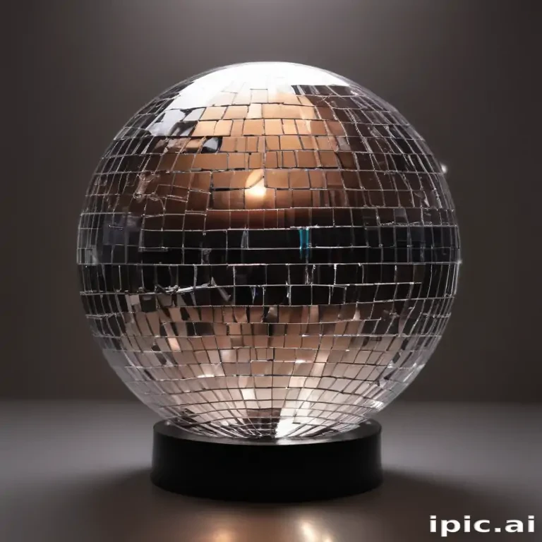 transparent disco ball