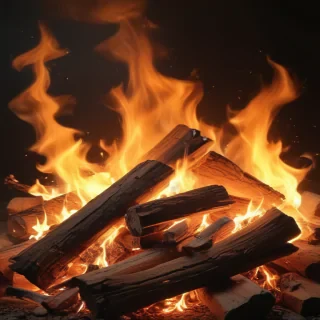 background on fire