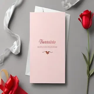 greeting card mockup