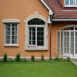 background of the house