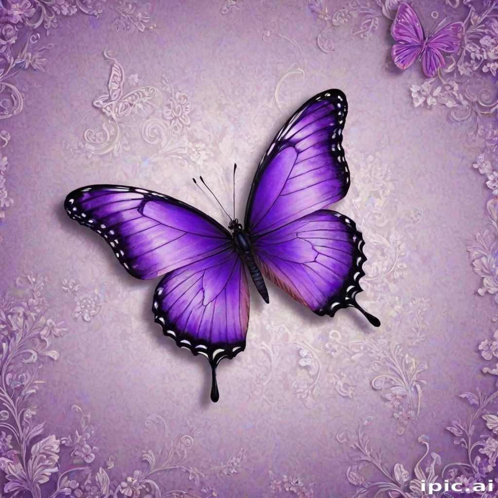 wallpaper purple butterfly