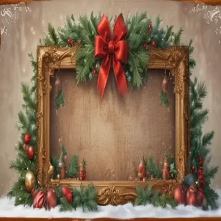 christmas clip art frames