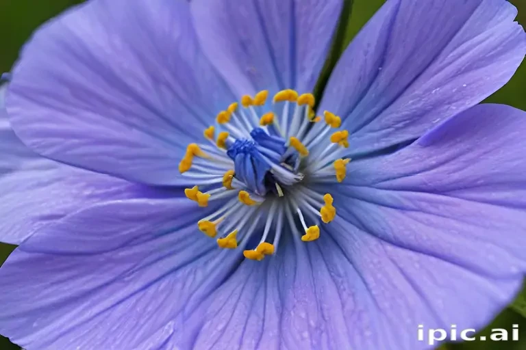 blue flower