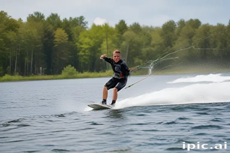 water skiing