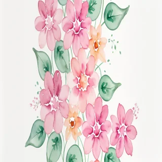 watercolor flower background