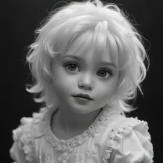 cute black and white