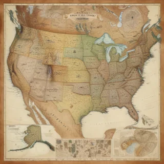 map of the united states of america