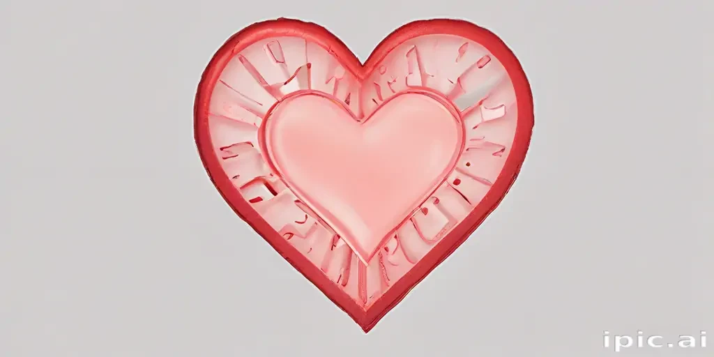 glow heart png