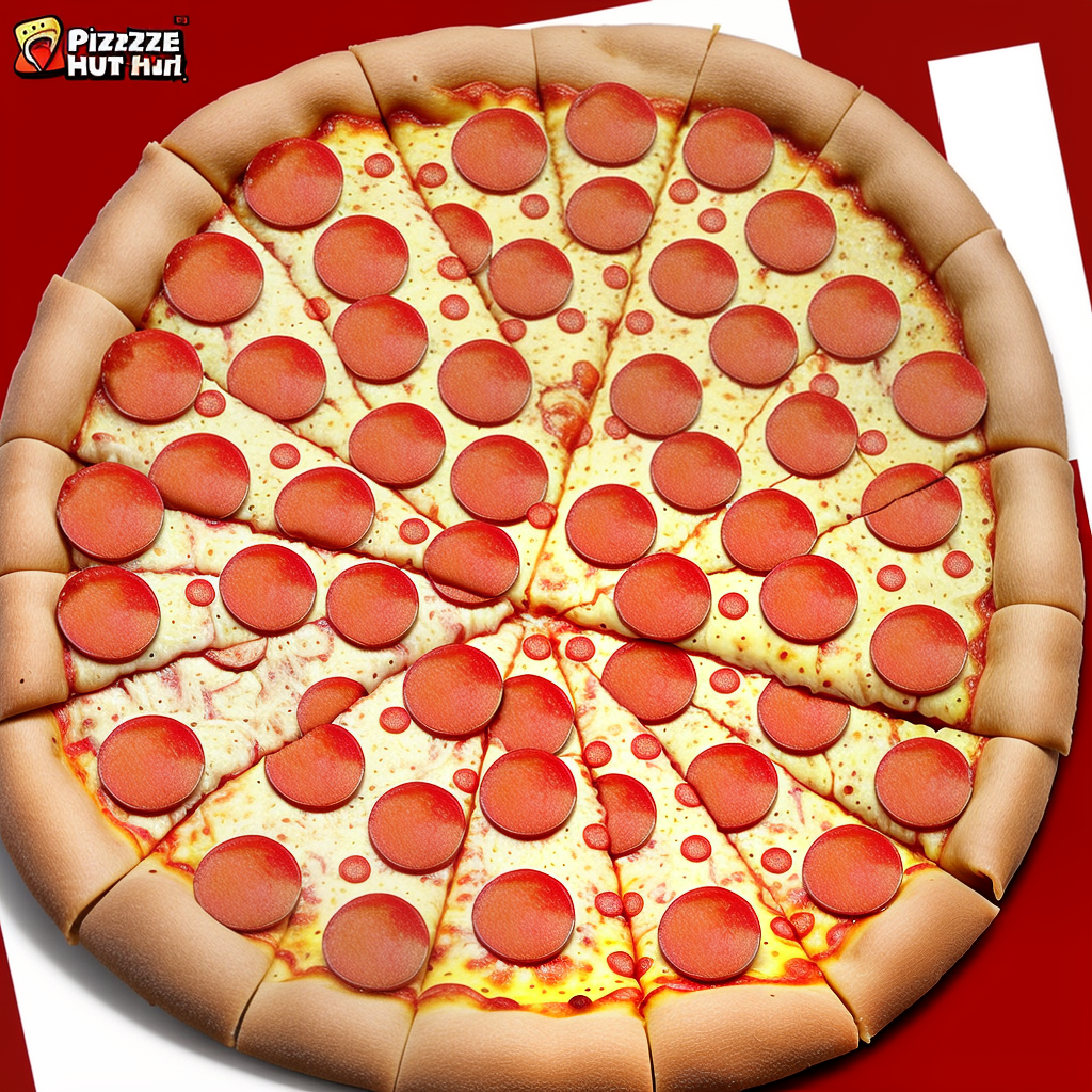 how many slices is in a large pizza hut pizza