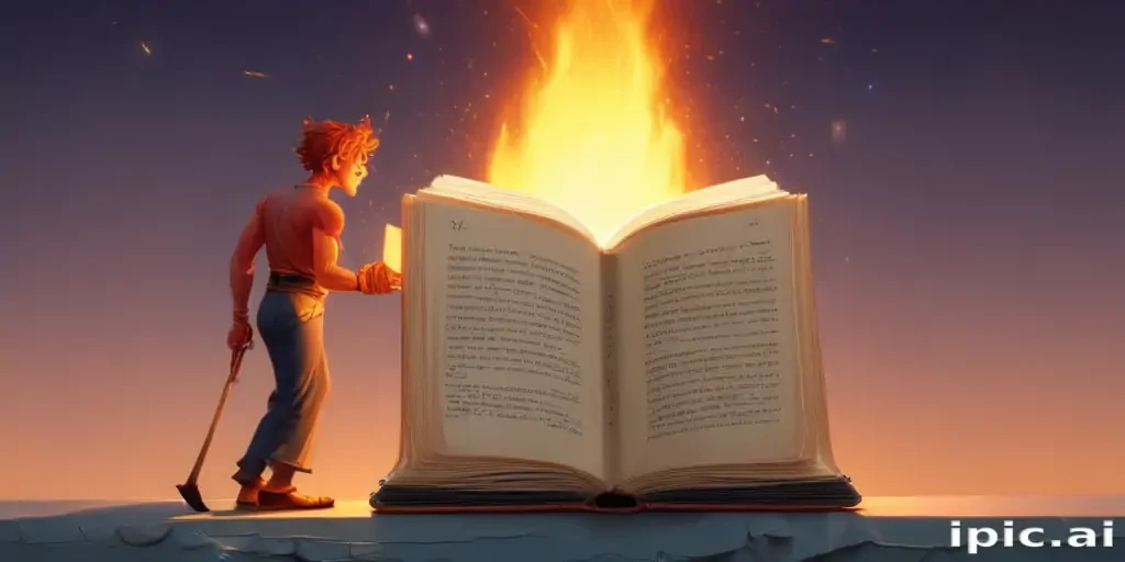 reading cartoon