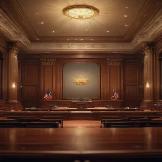 court room background