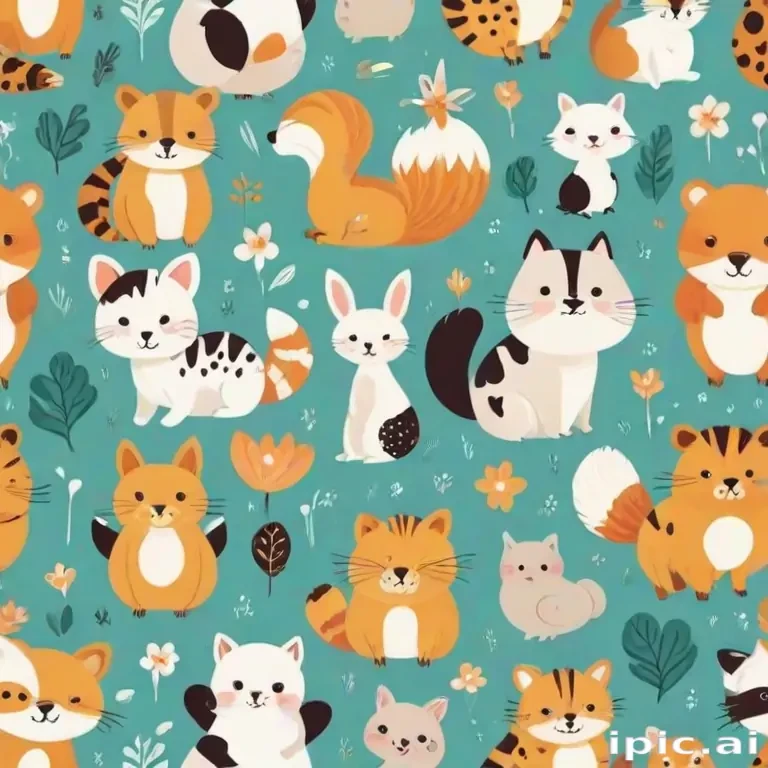 cute animal background