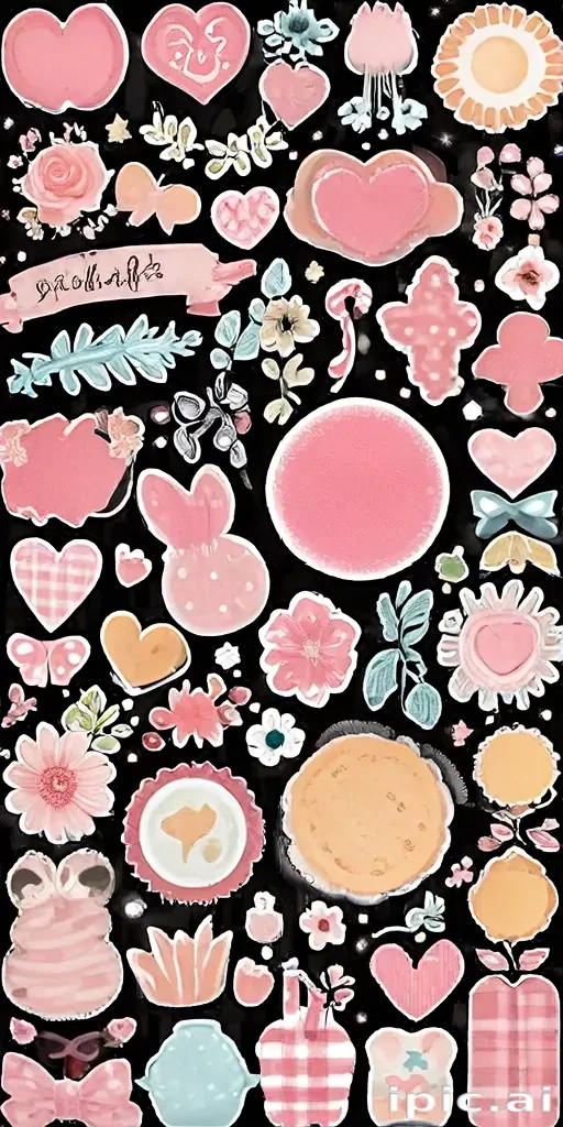scrapbook stickers png