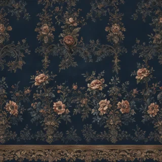 vintage dark blue aesthetic wallpaper