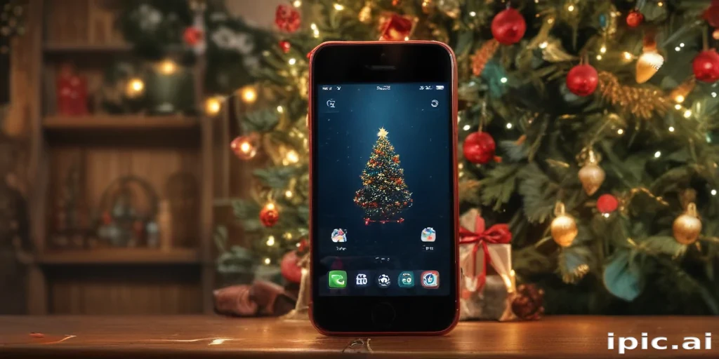 christmas phone background