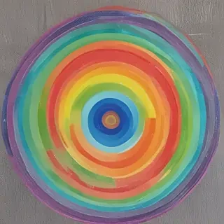 rainbow back round