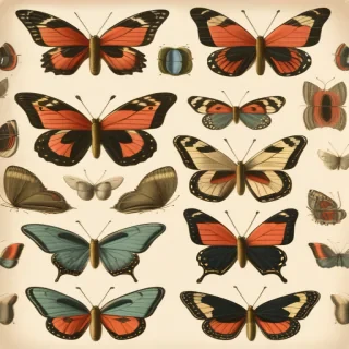 vintage butterfly illustration