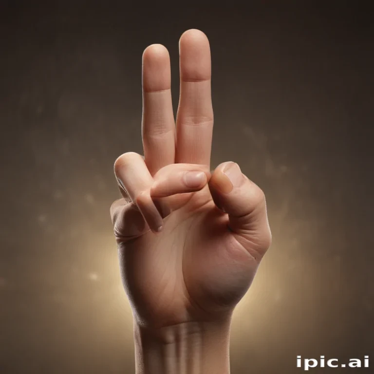 middle finger background