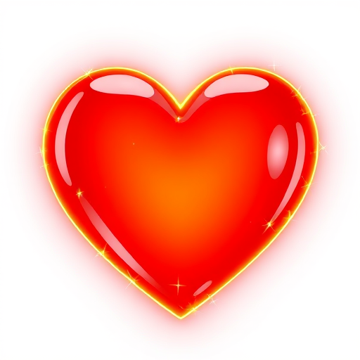glow heart png