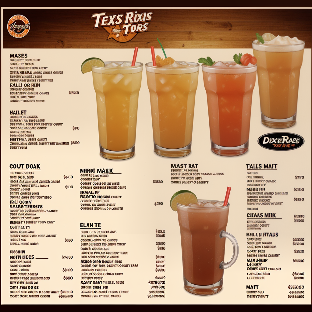texas roadhouse drink menu prices