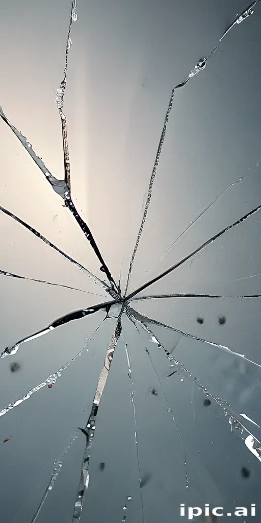 wallpaper broken glass