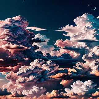 aesthetic clouds wallpaper