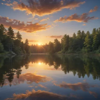 background lake