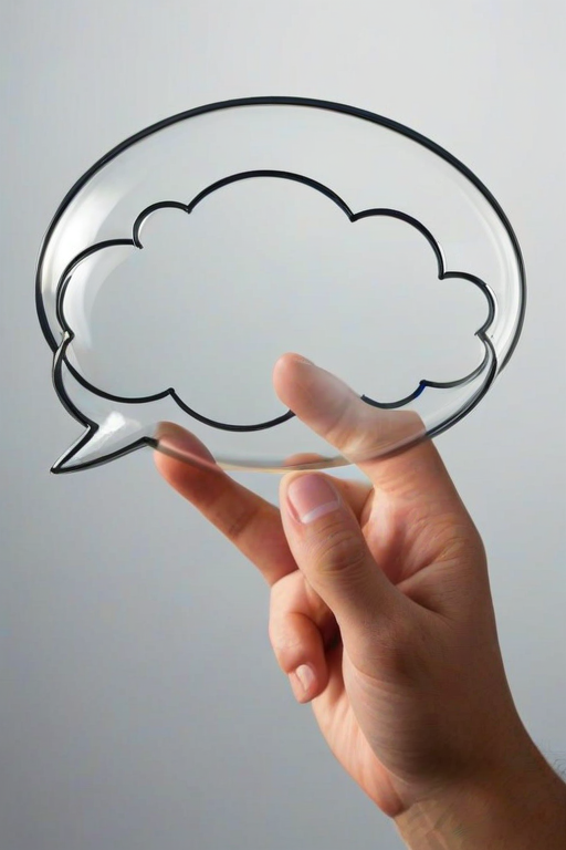 transparent thought bubble