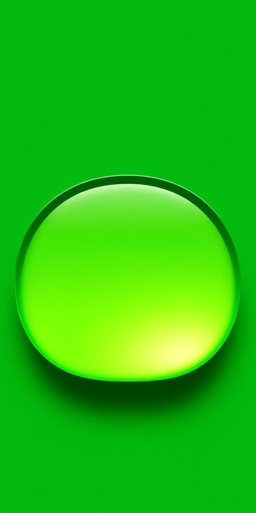 Create a vibrant green gradient button with rounded edges, captured in a high-resolution photograph using a DSLR camera at f/2.8 aperture, ISO 100, with a wide-angle lens and natural lighting for enhanced depth and clarity.