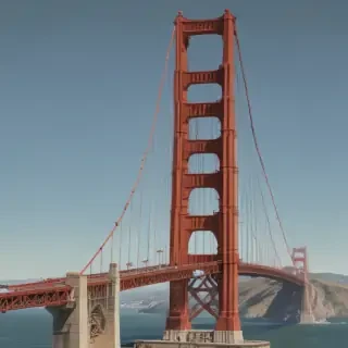 clipart golden gate bridge