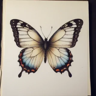 butterfly drawign
