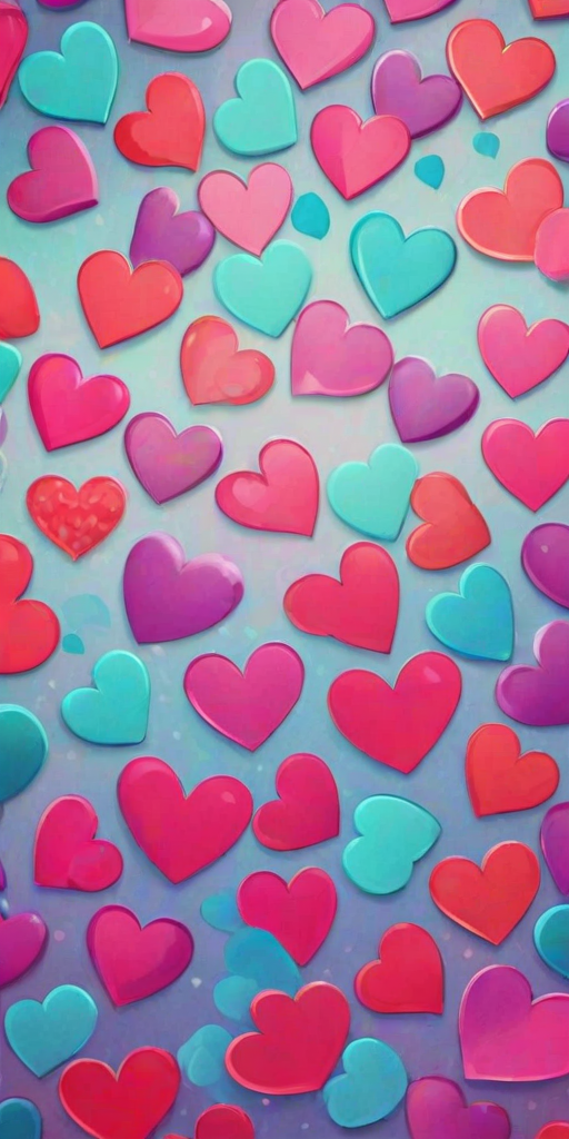 hearts iphone wallpaper