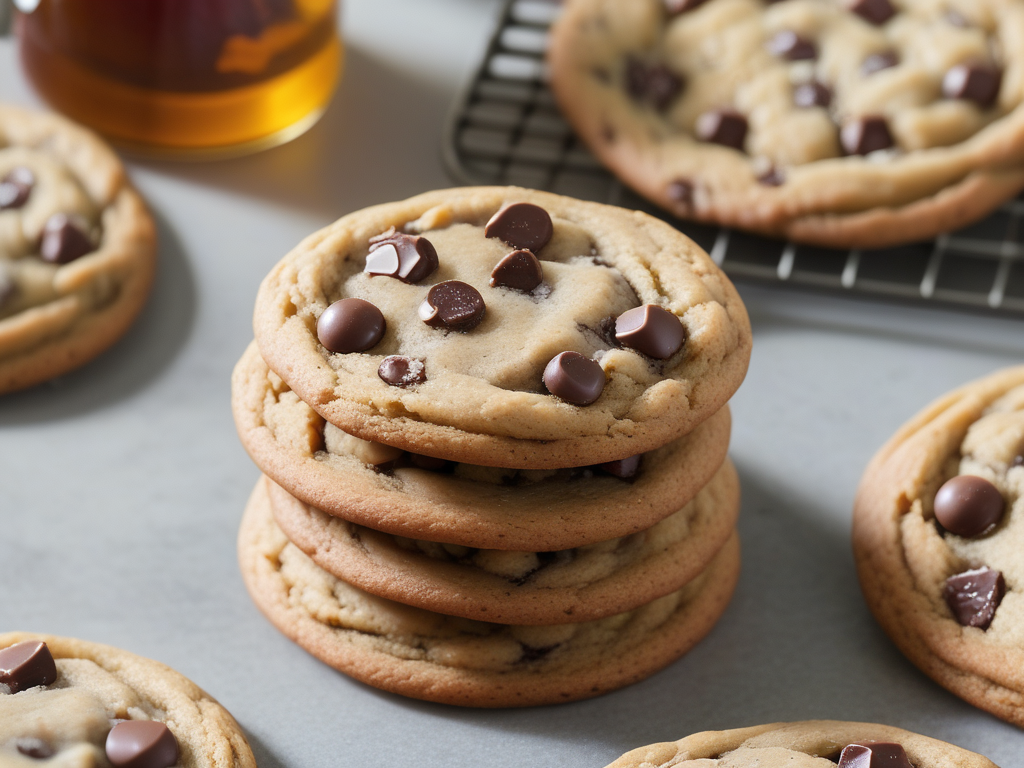 maple syrup chocolate chip cookies