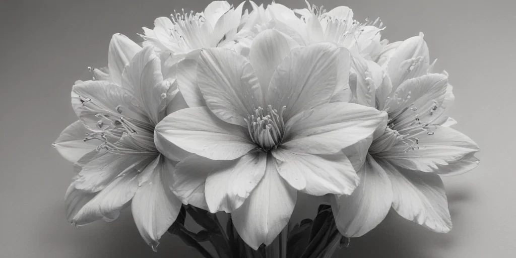 pencil drawn flowers