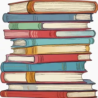 stack of books clipart