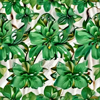 green flower png