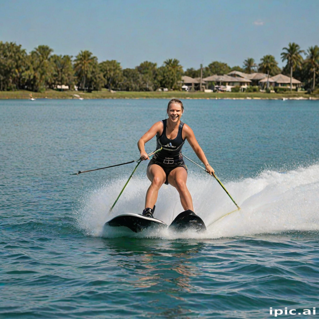 water skiing